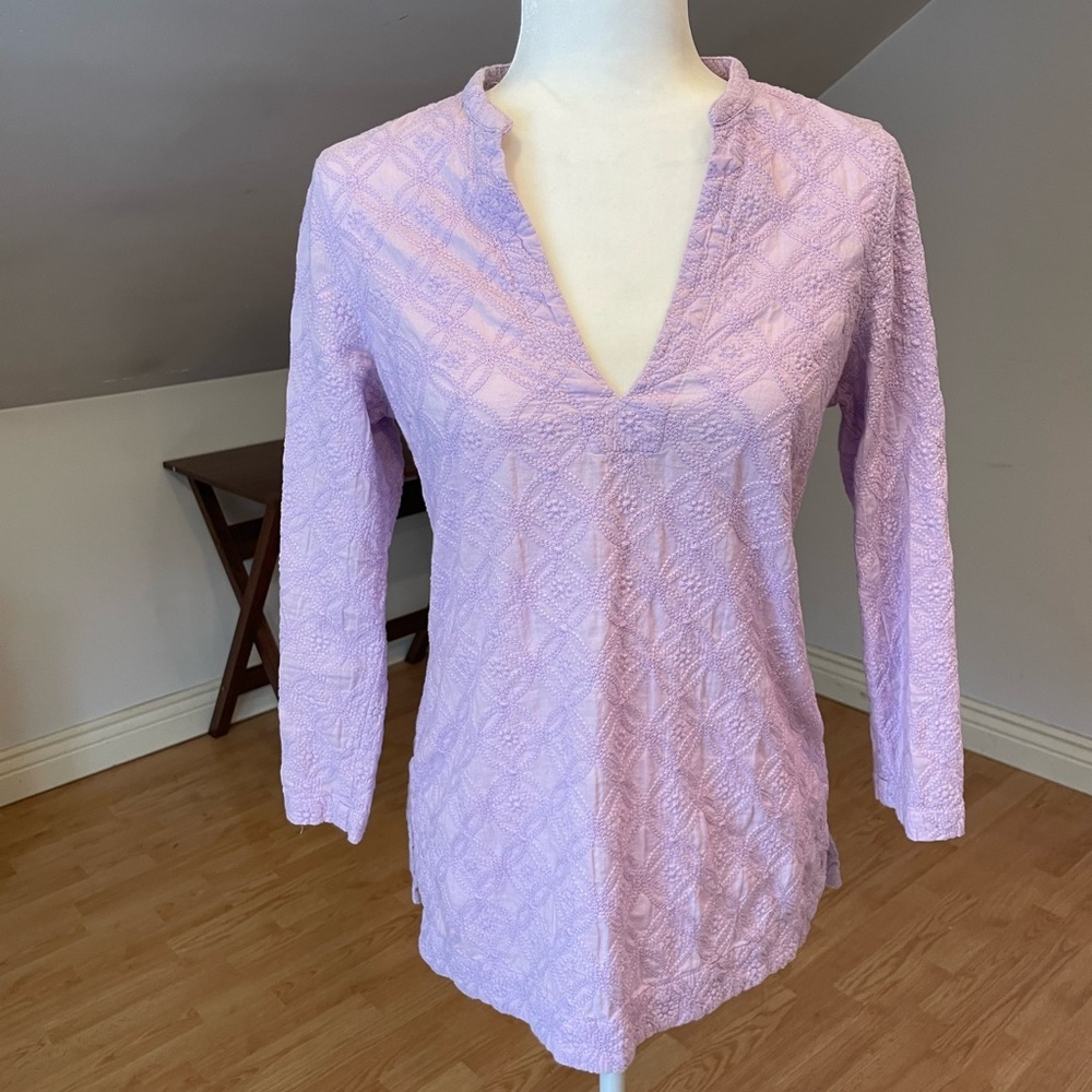 Euc Vineyard Vines Tunic Blouse - image 1